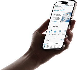Free iPhone 15 Pro Hand Mockup