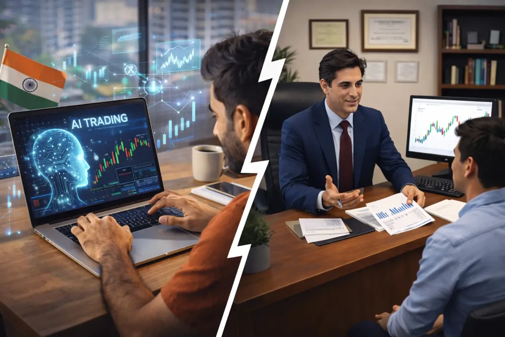 AI Trading Platforms vs Traditional Stock Brokers: How the Investor Experience Is Shifting in India