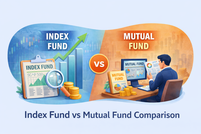Index fund vs mutual fund comparison