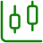Chart candlestick icon
