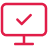 monitor check icon